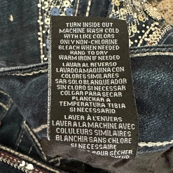 One5one Womens Dark Stretch Denim Jeans Sz 14 - Picture 14 of 14